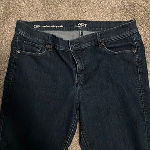 Ann Taylor Loft modern skinny ankle